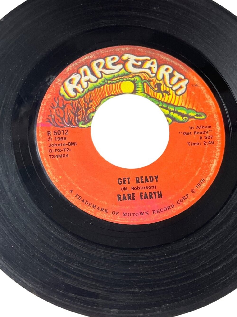 Rare Earth 45 RPM Vinyl Record "Get Ready" & "Magic Key" 1970 Motown Label R85 - Picture 2 of 4